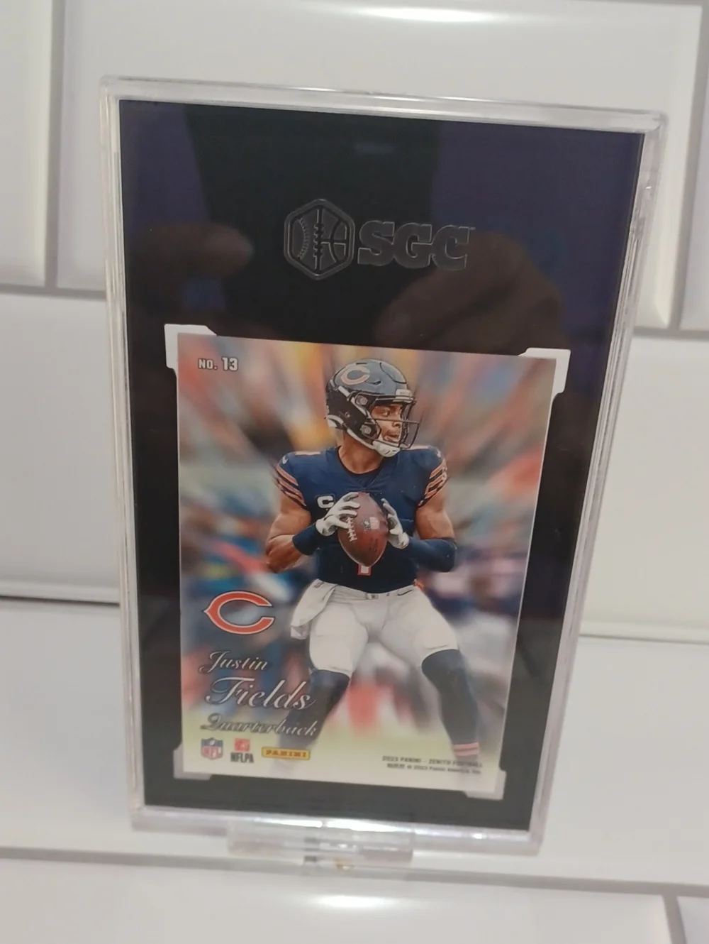 2023 PANINI ZENITH #13 JUSTIN FIELDS '94 PACIFIC RED SGC 9.5